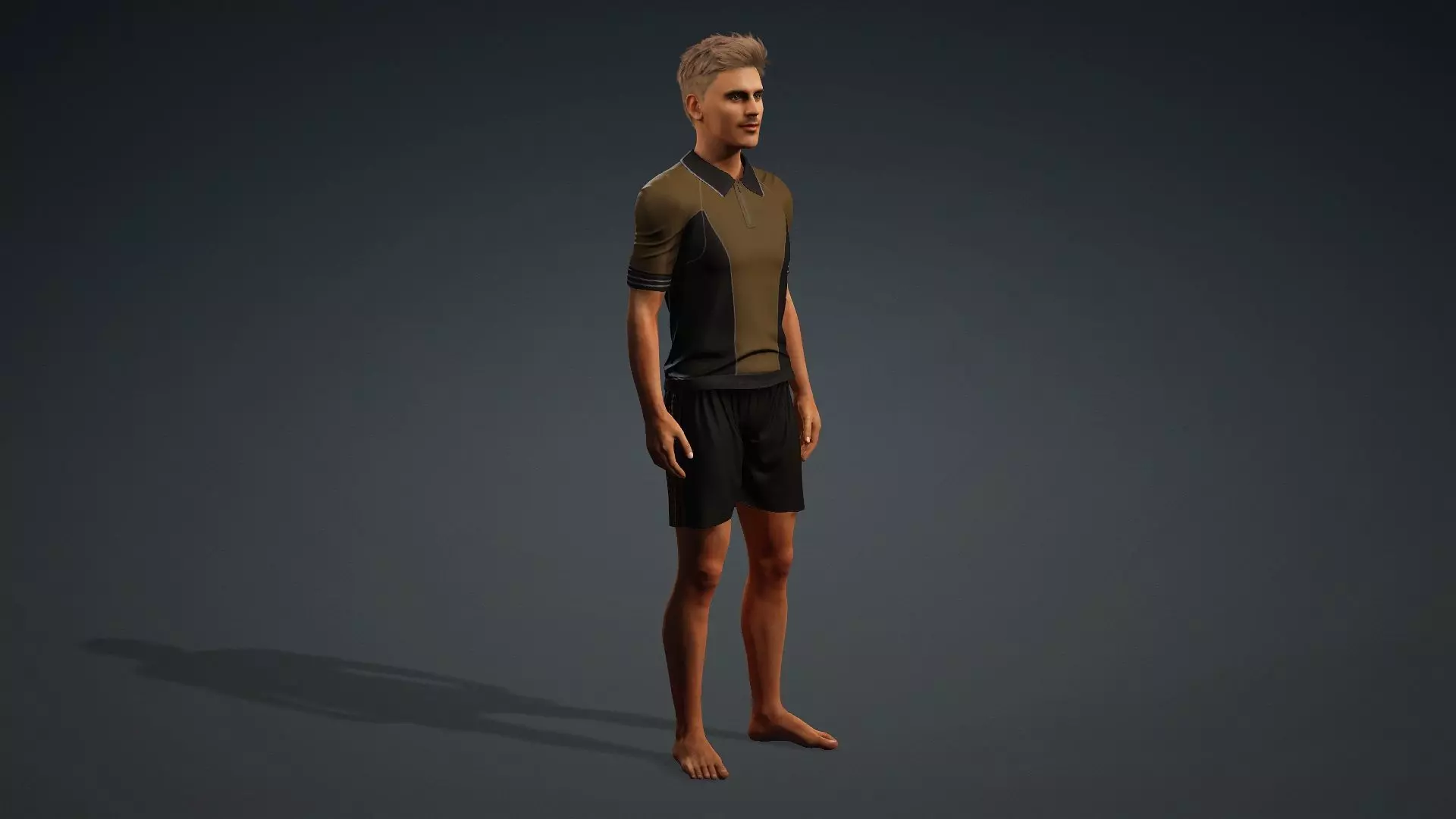 Realistic Male Character 3D model_10