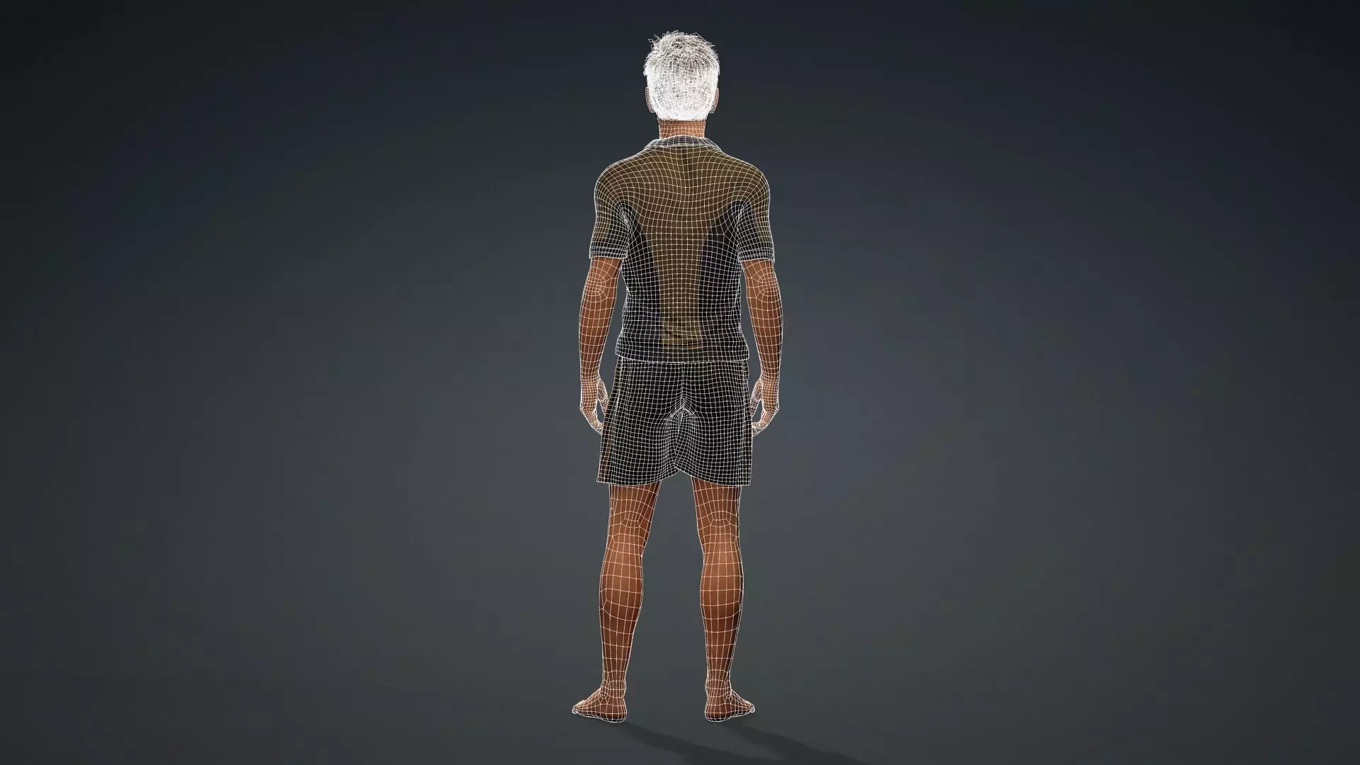 Realistic Male Character 3D model_15