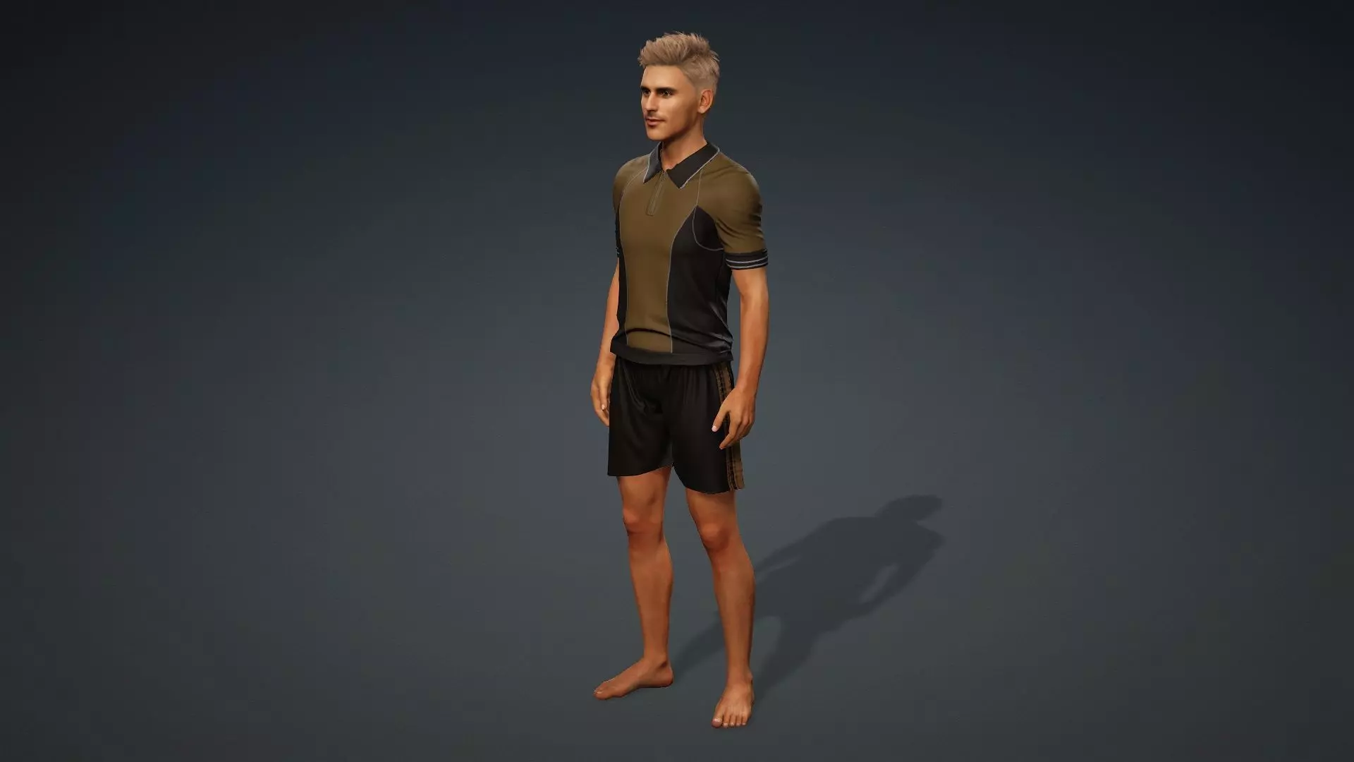 Realistic Male Character 3D model_11