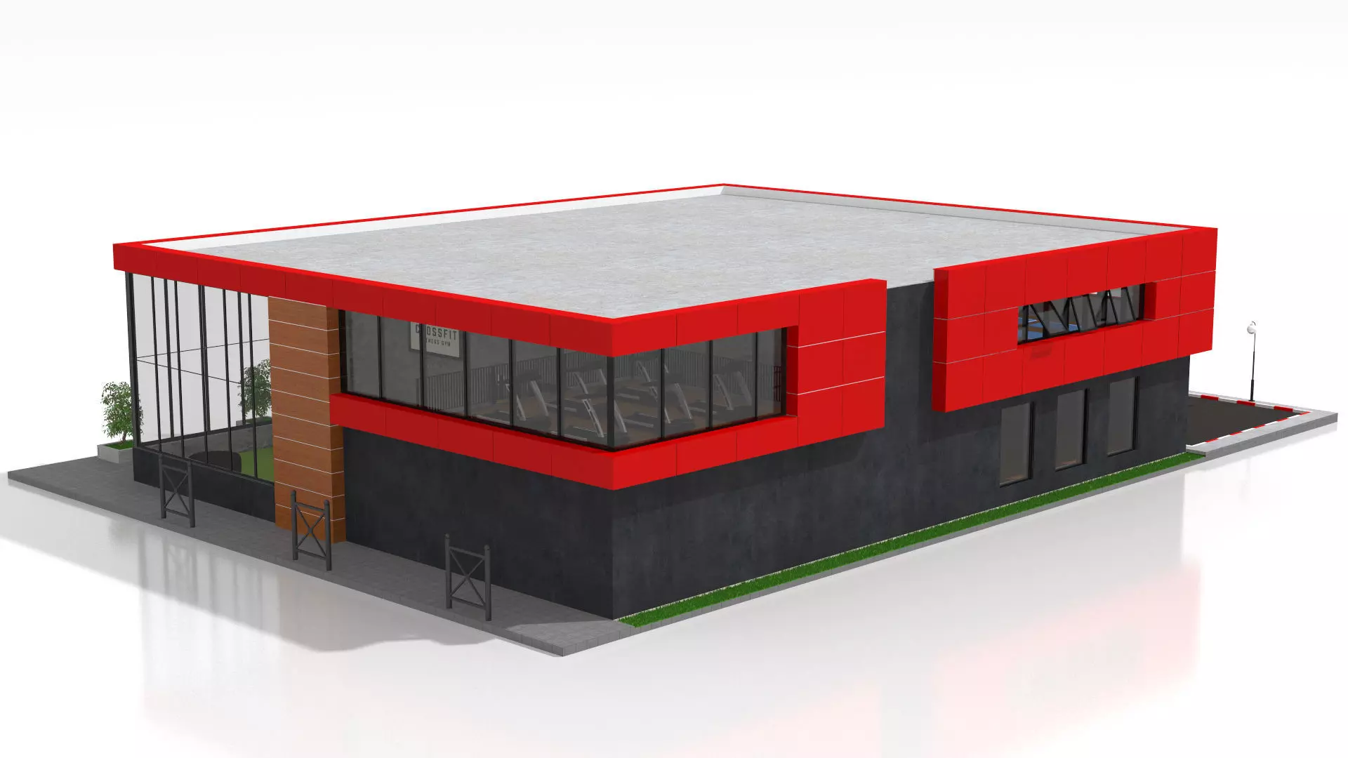 Fitness Center 3D model_3