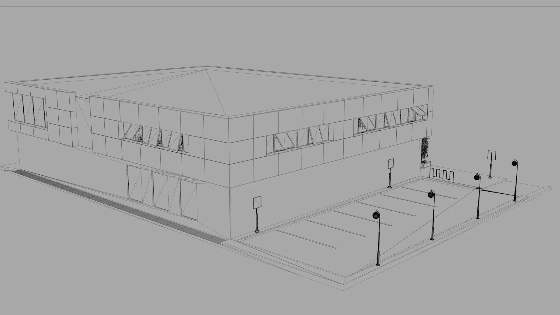 Fitness Center 3D model_18