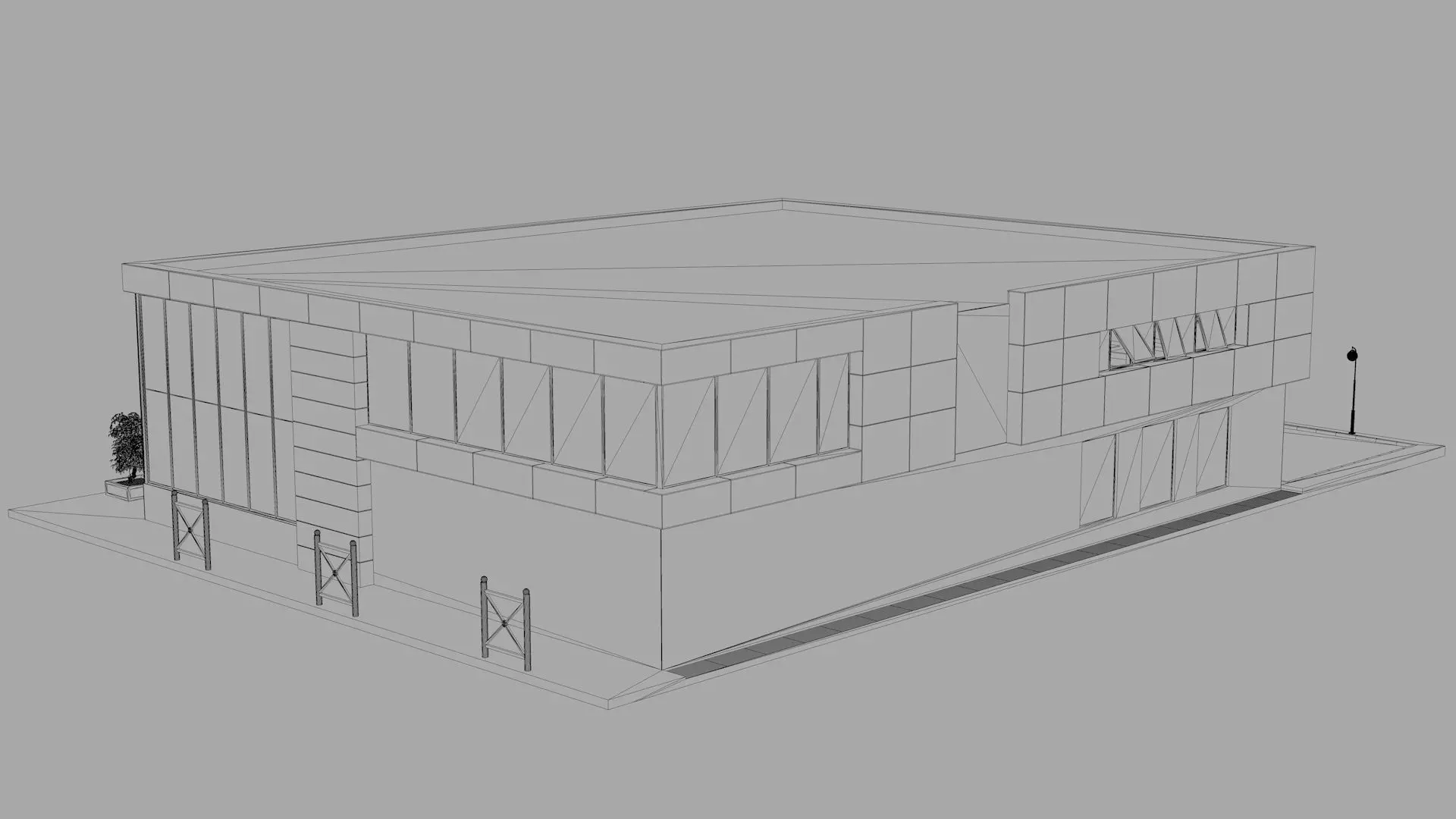 Fitness Center 3D model_16