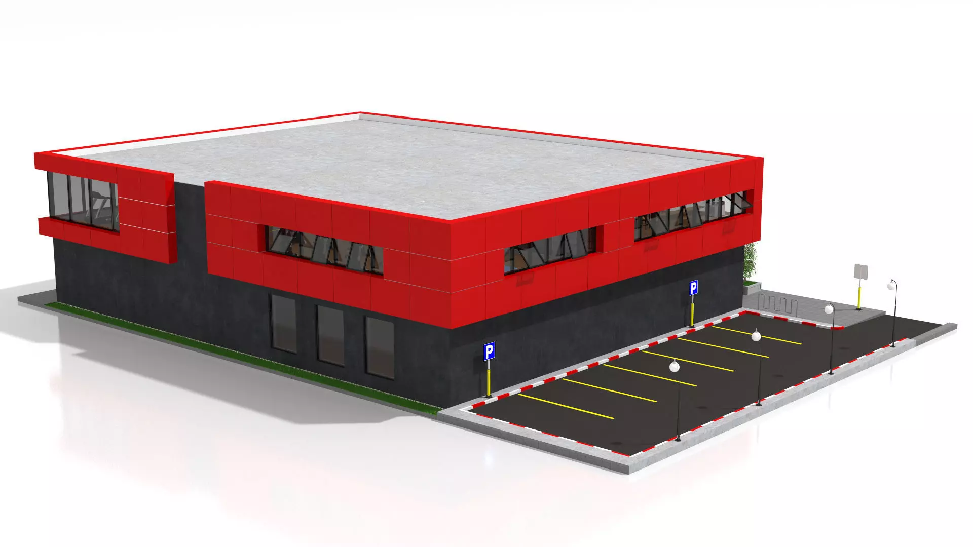 Fitness Center 3D model_6