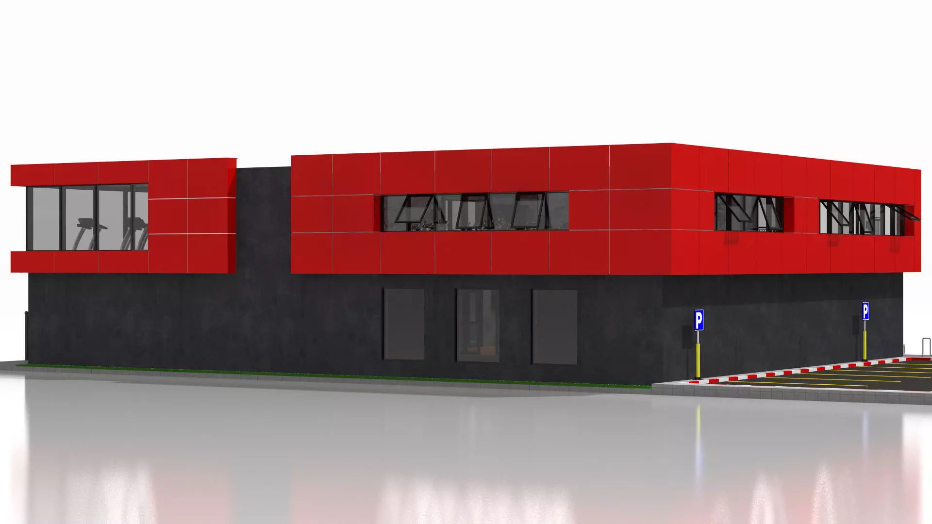 Fitness Center 3D model_8