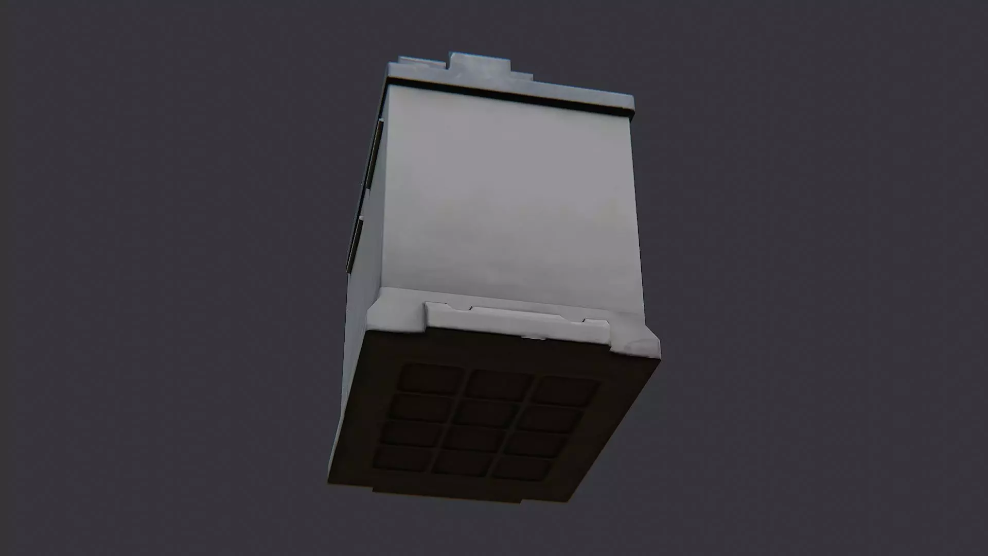 Automotive Car Battery Pack for Vehicles Low-poly 3D model_5