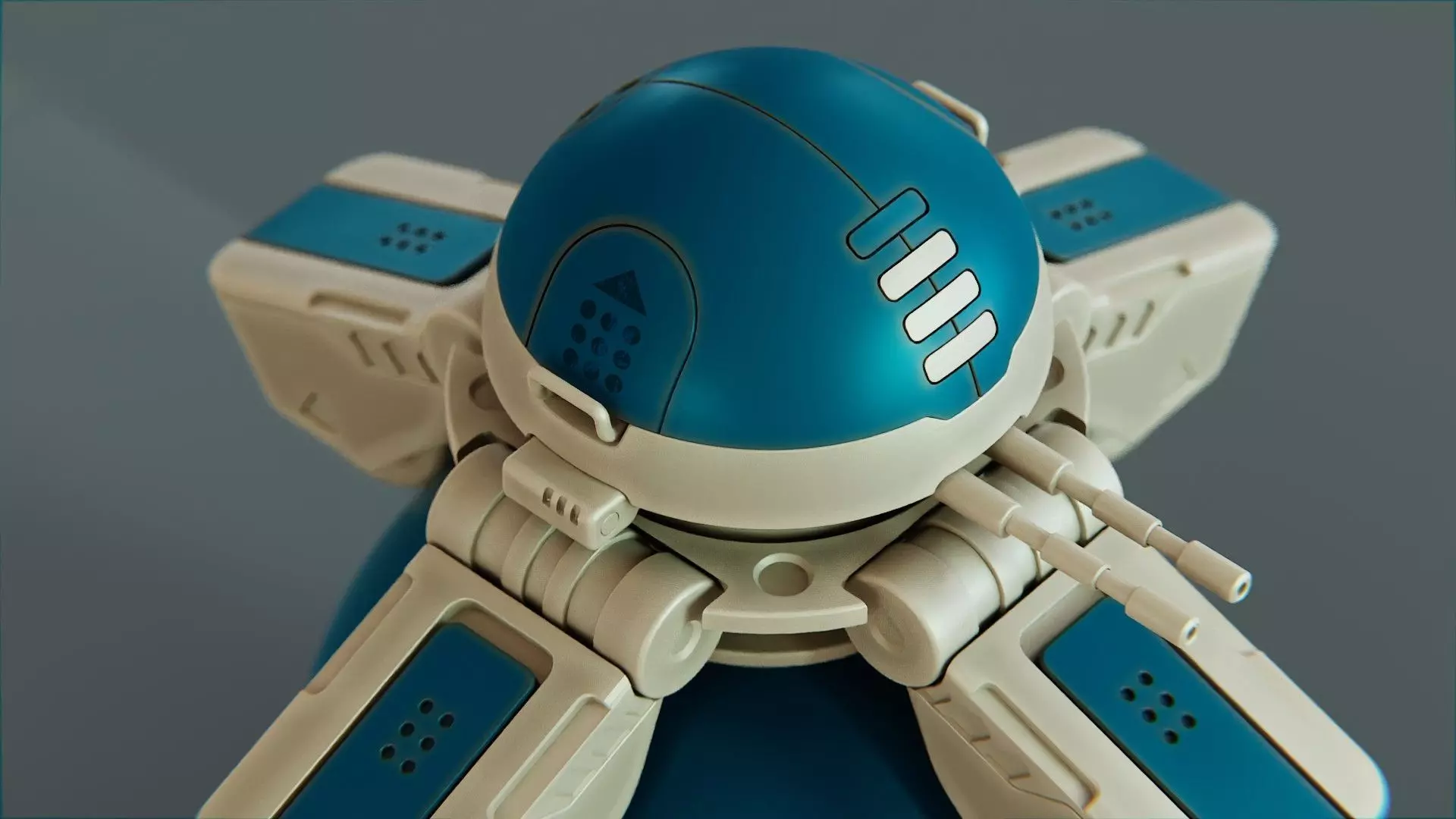 BALL ROBOT L-1 rigged 3D model_23