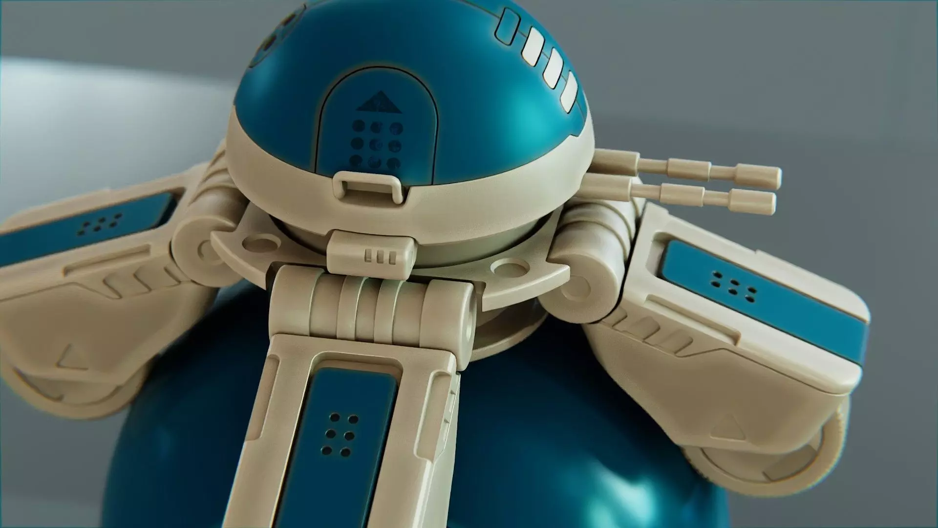 BALL ROBOT L-1 rigged 3D model_24