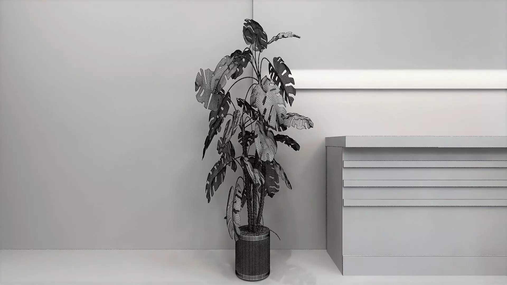 Full Wardroom for 6 Patients 3D model_11