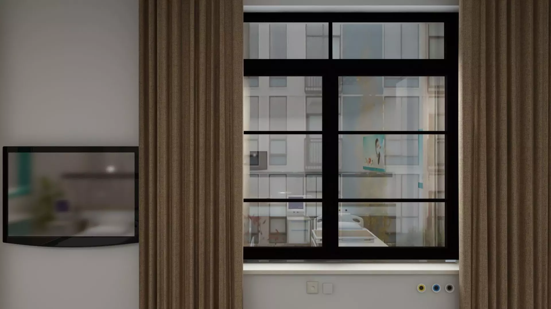 Full Wardroom for 6 Patients 3D model_16