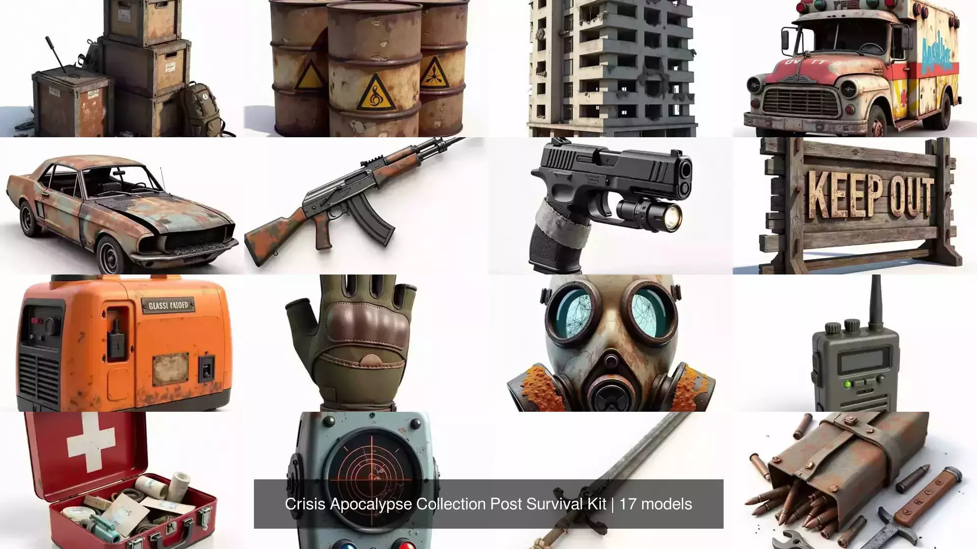 Crisis Apocalypse Collection Post Survival Kit _0