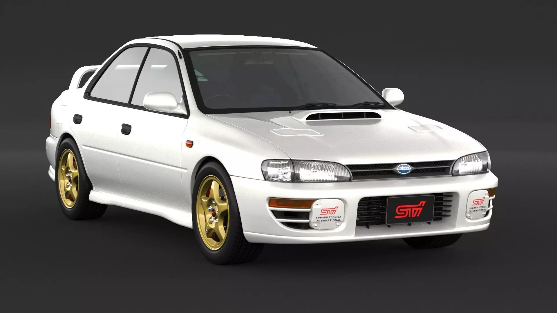 Subaru Impreza WRX STI 3D model_2