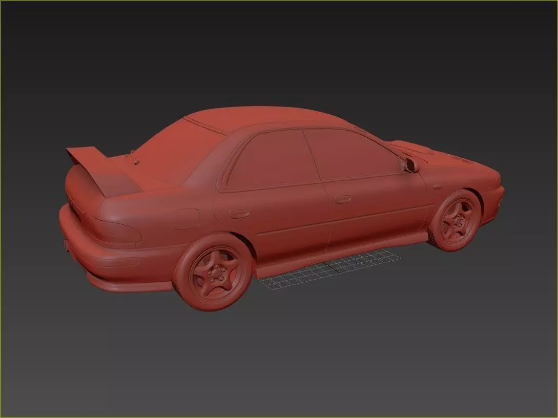 Subaru Impreza WRX STI 3D model_13