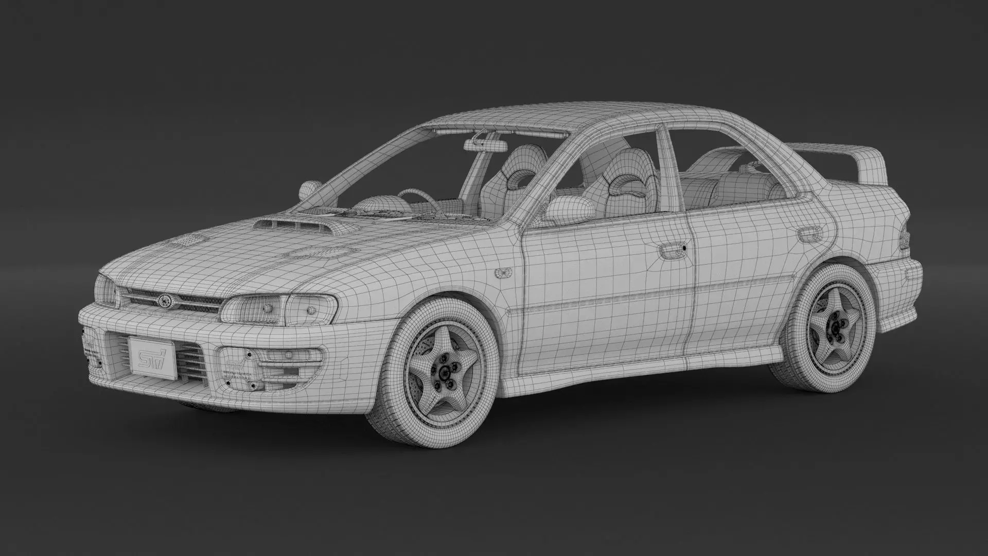 Subaru Impreza WRX STI 3D model_7