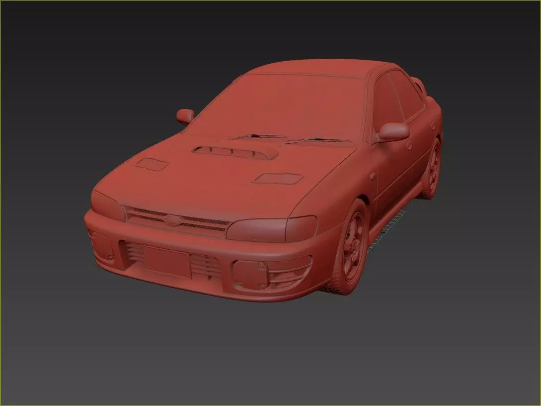 Subaru Impreza WRX STI 3D model_10