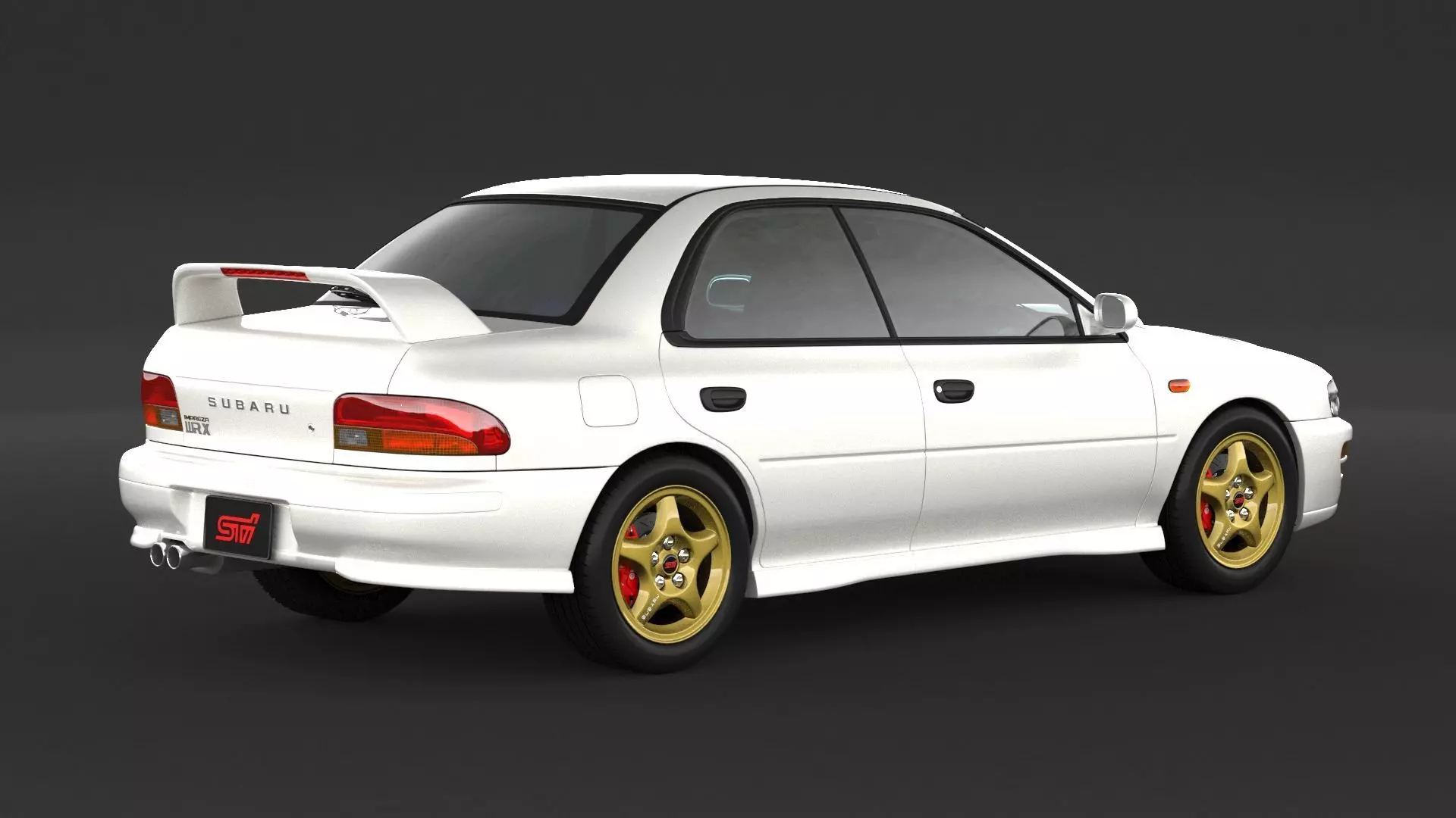 Subaru Impreza WRX STI 3D model_1