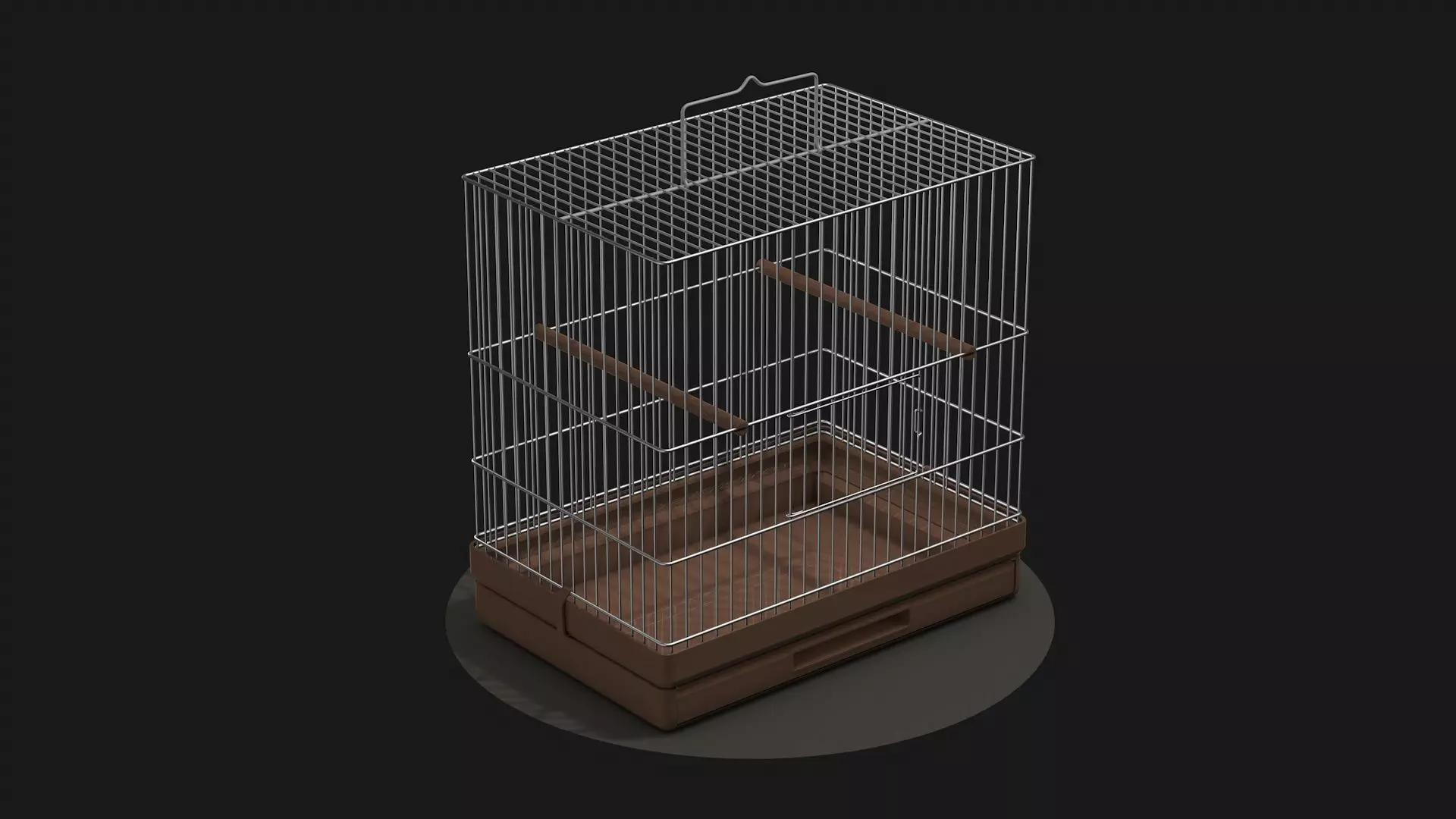 Bird cage 3D model_0