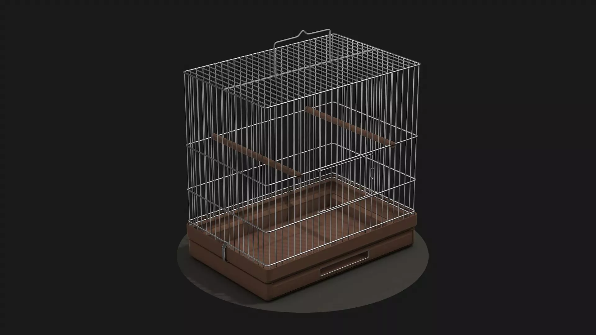 Bird cage 3D model_8