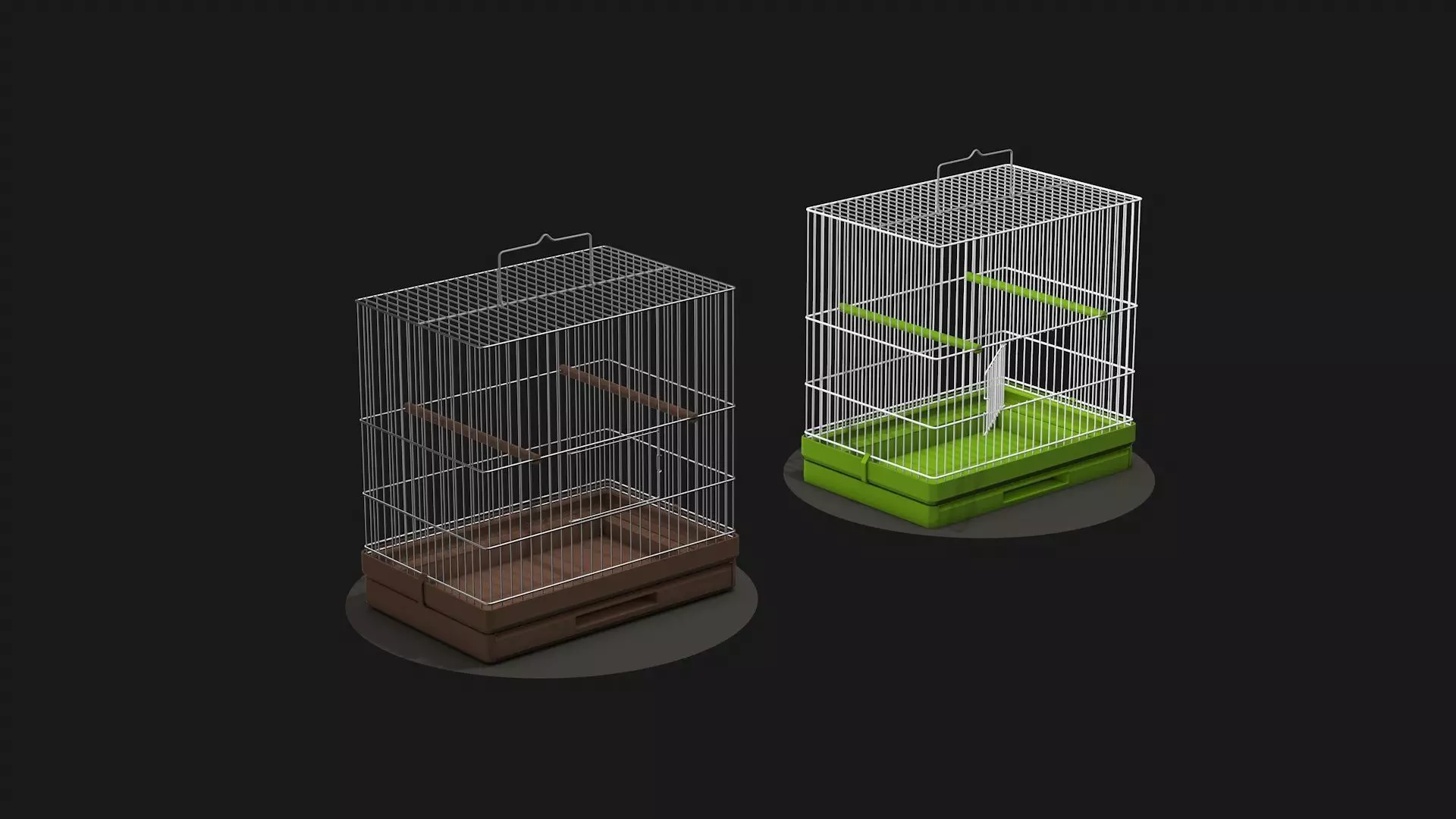 Bird cage 3D model_5