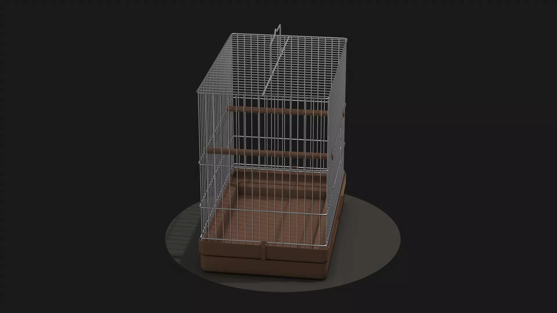 Bird cage 3D model_2