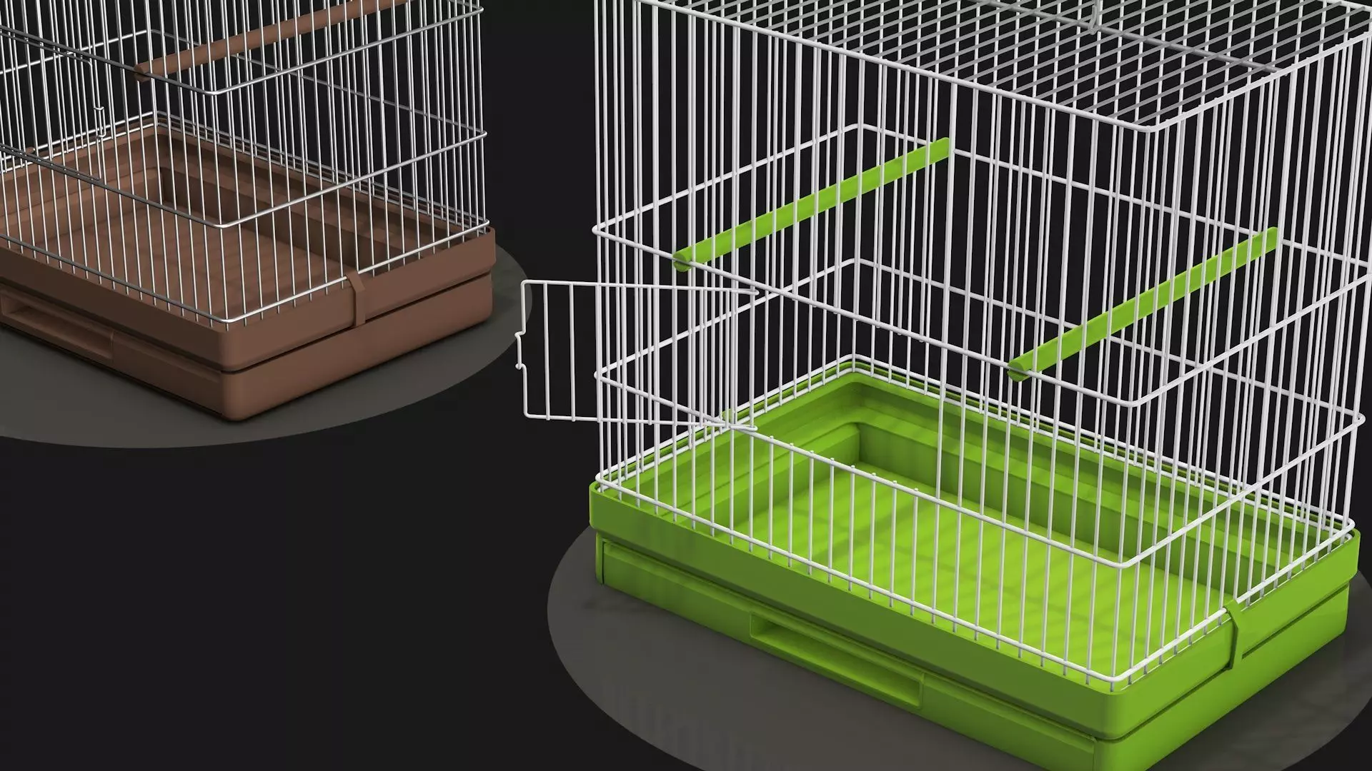 Bird cage 3D model_6