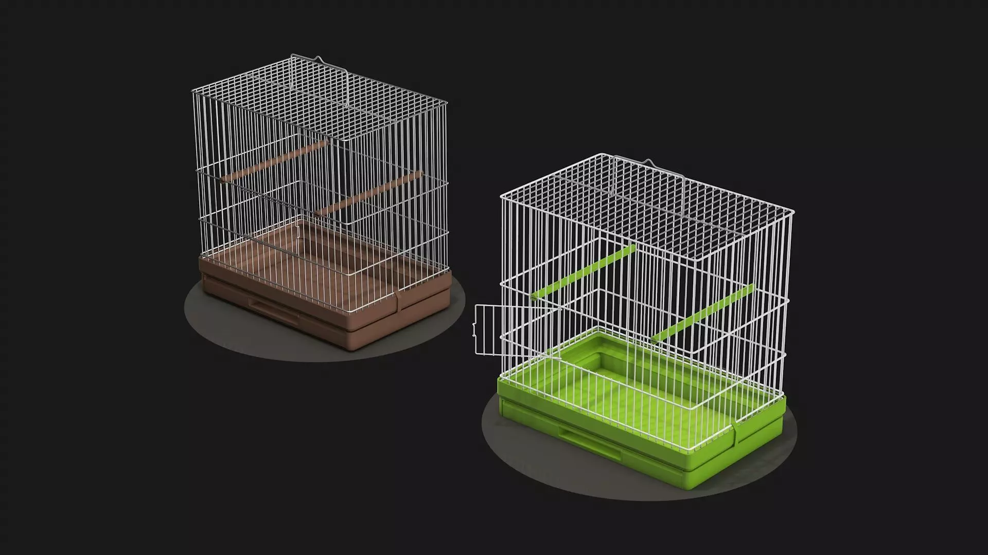 Bird cage 3D model_7