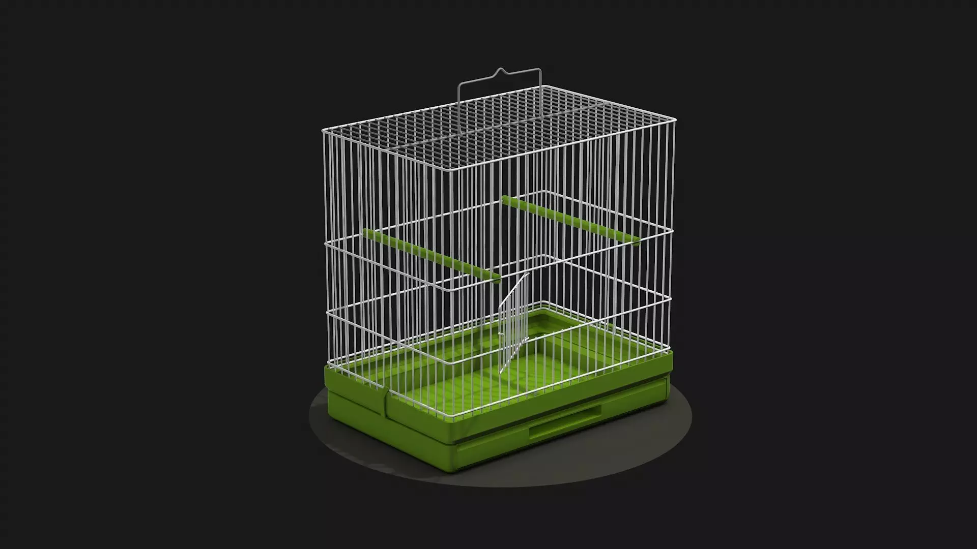 Bird cage 3D model_4