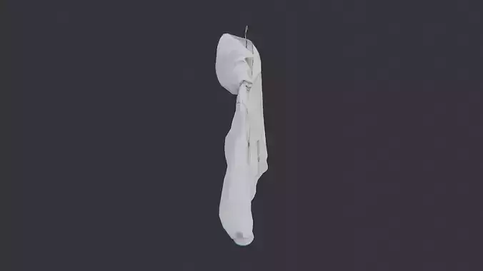 Grey Workout Hoodie for Character Renders