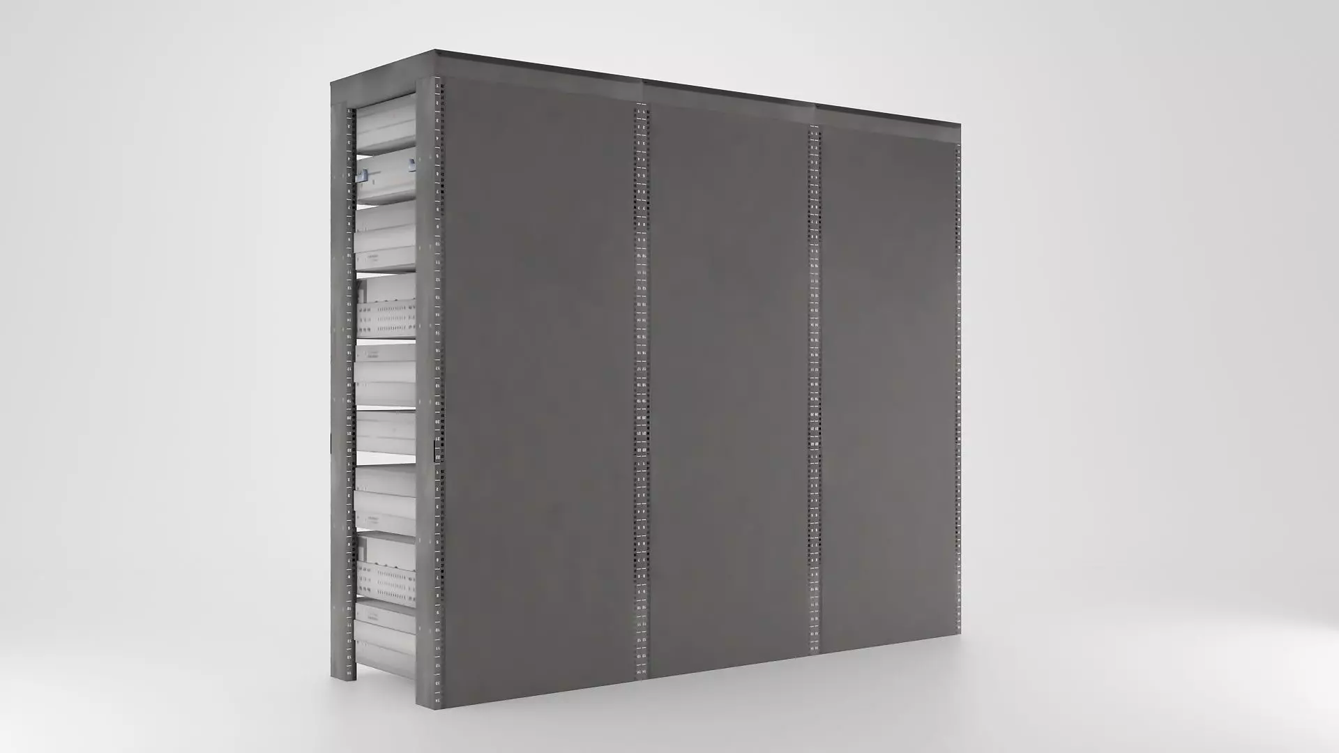 Server Rack Free 3D model_7