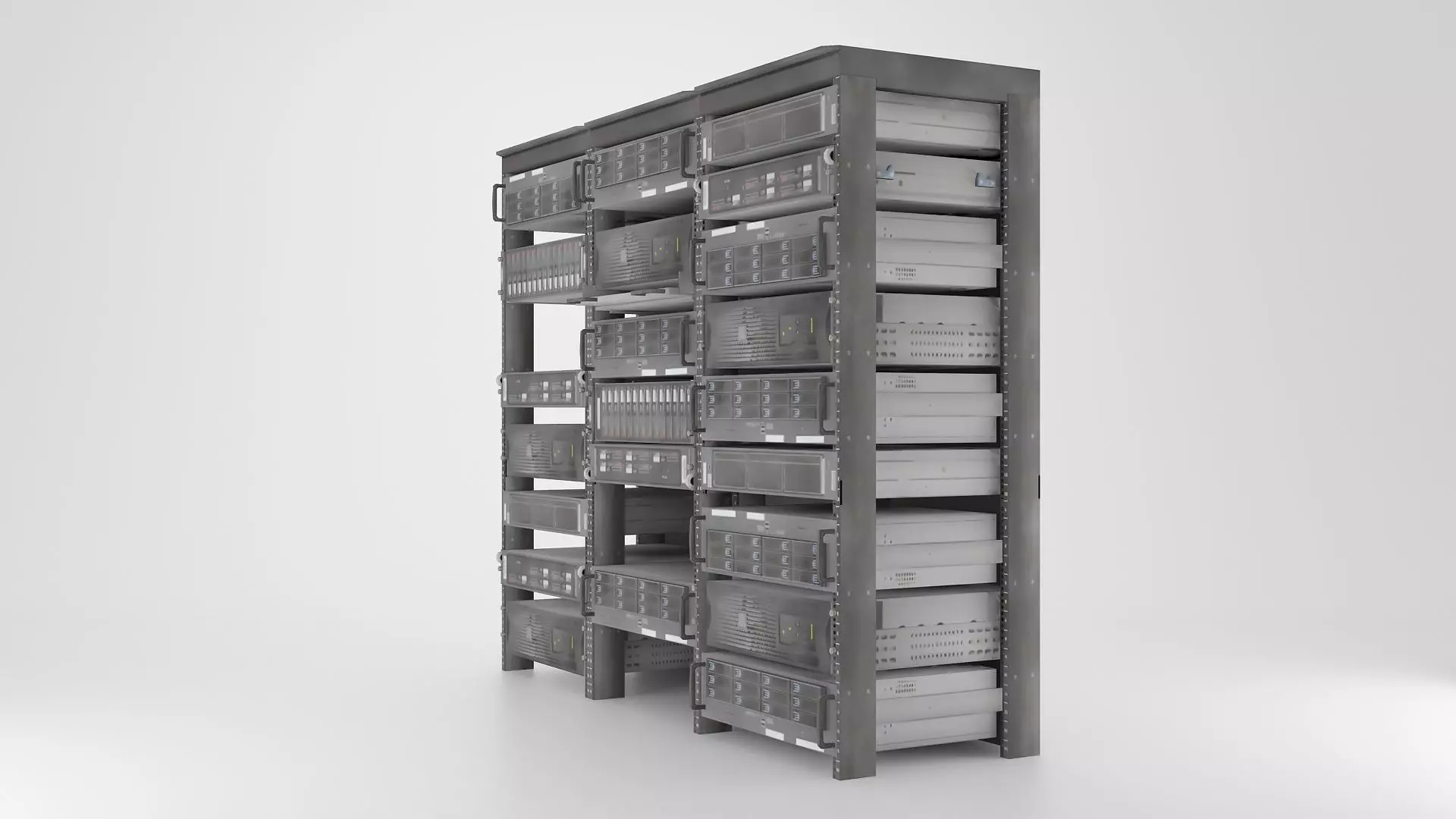 Server Rack Free 3D model_8