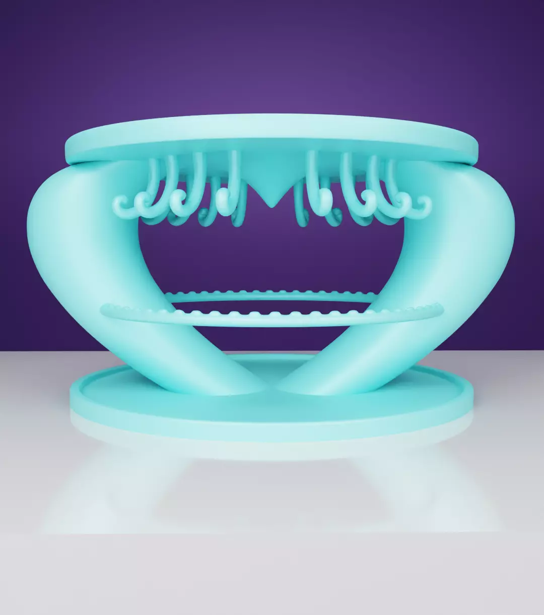 Heart Jewelry Stand 3D print model