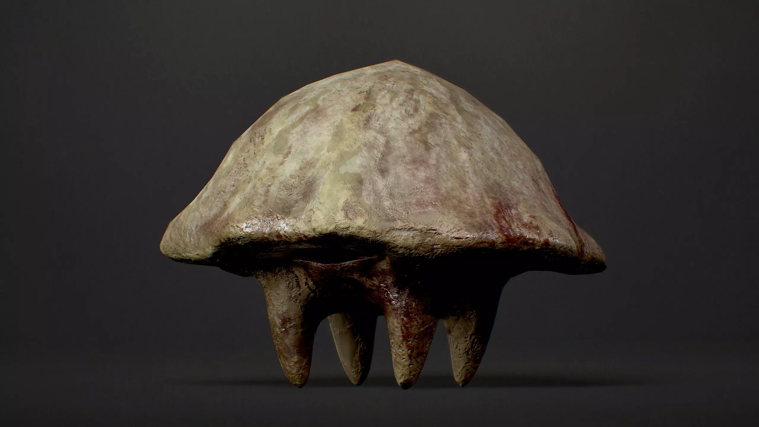 Mushroom Monster2 - Game Ready Low-poly 3D model_6