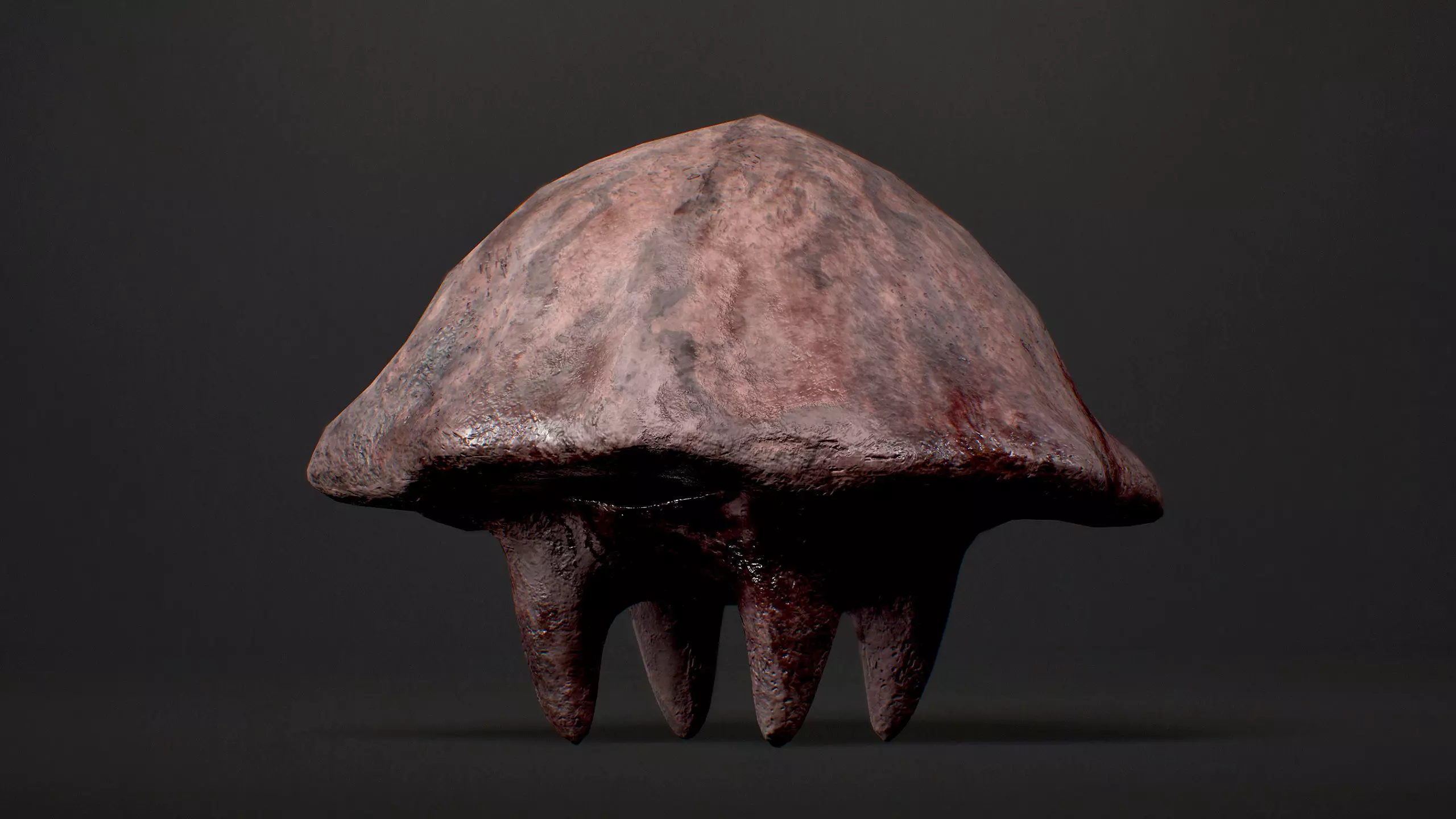 Mushroom Monster2 - Game Ready Low-poly 3D model_2