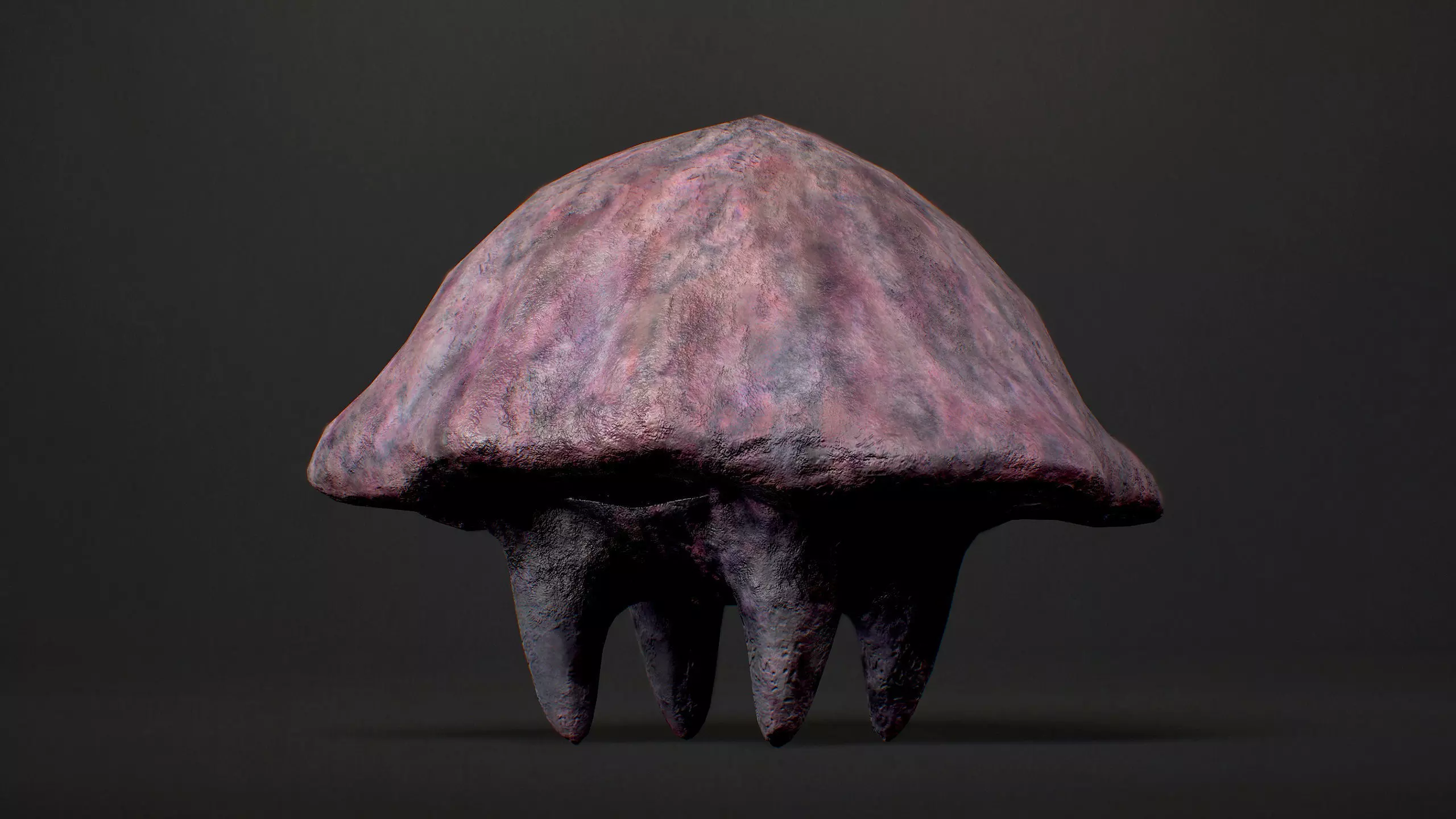 Mushroom Monster2 - Game Ready Low-poly 3D model_4