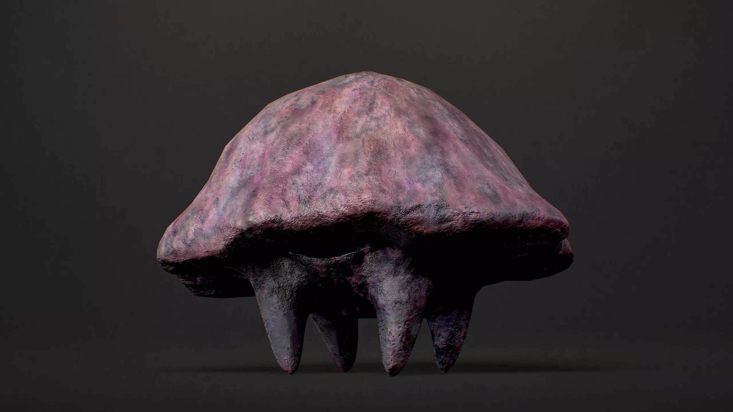 Mushroom Monster2 - Game Ready Low-poly 3D model_5