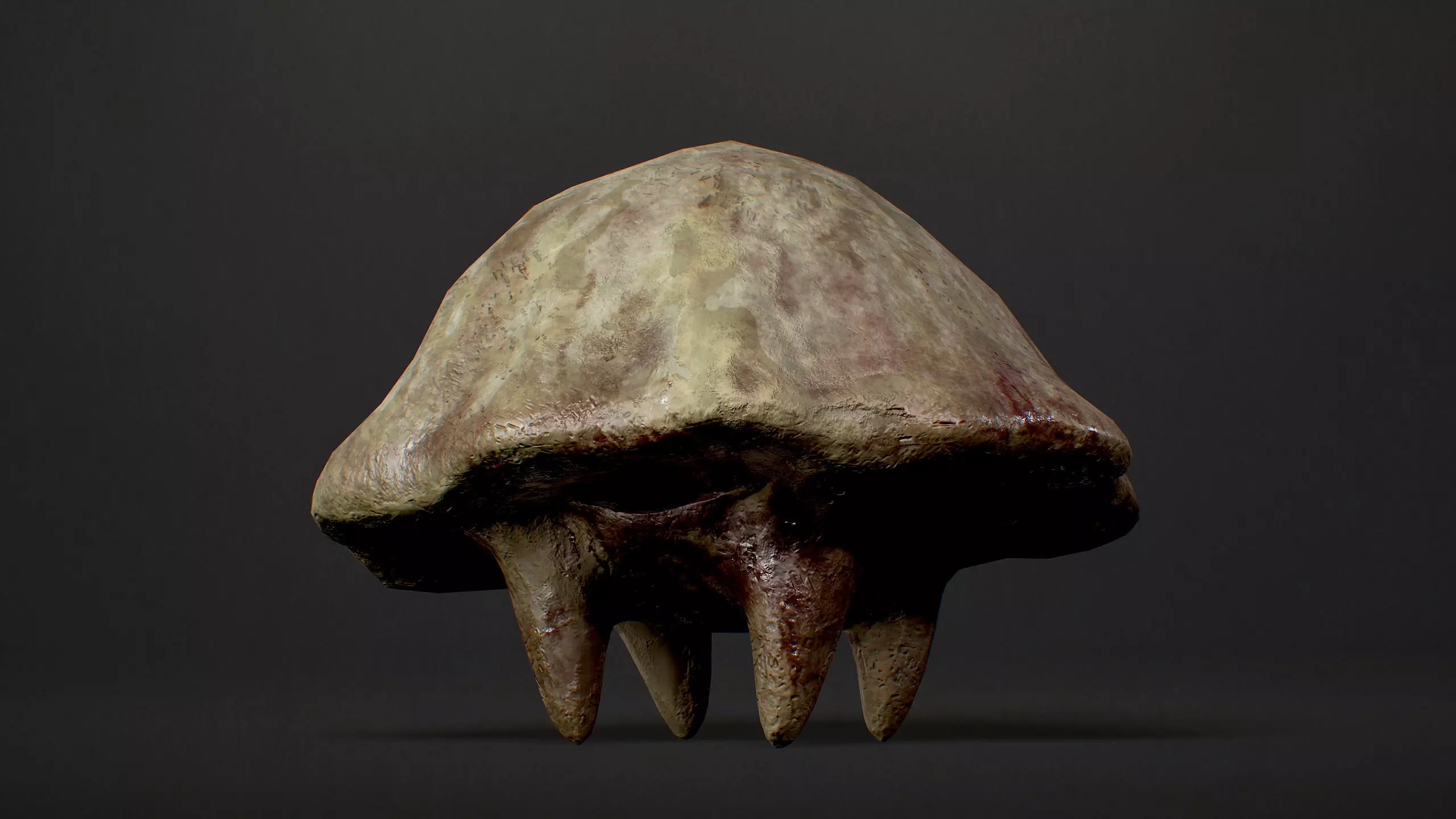 Mushroom Monster2 - Game Ready Low-poly 3D model_7