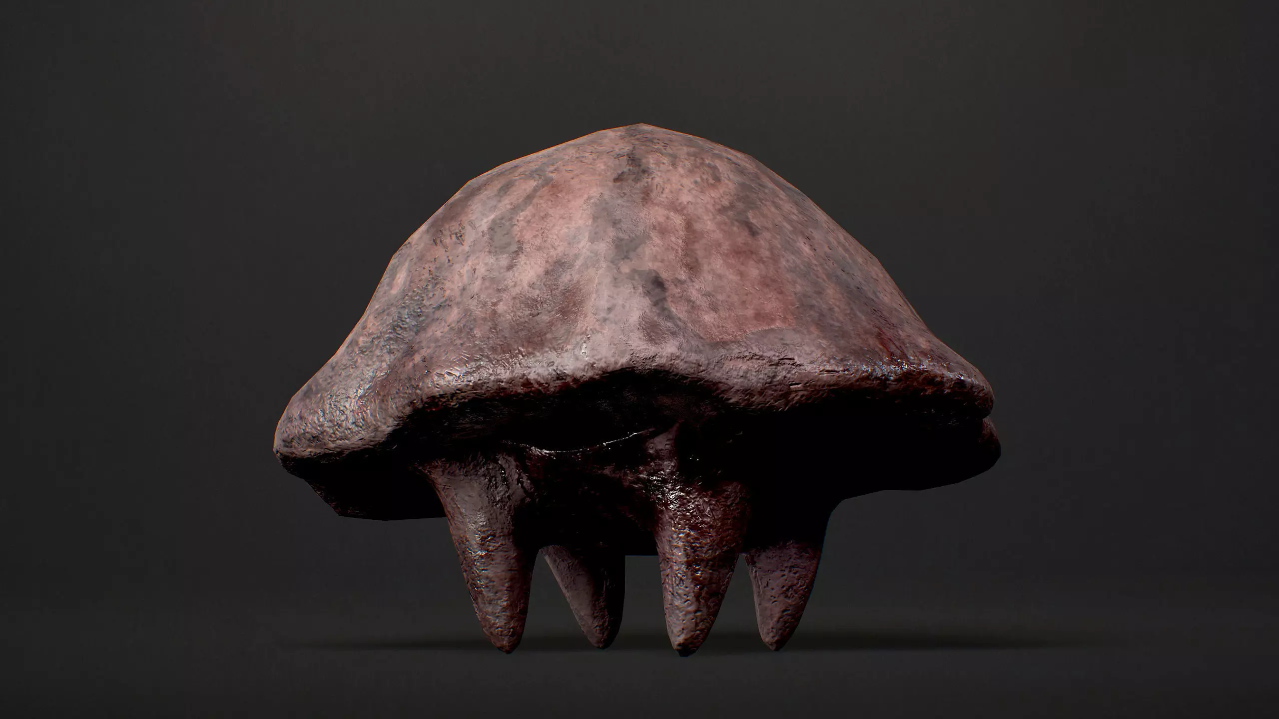 Mushroom Monster2 - Game Ready Low-poly 3D model_3