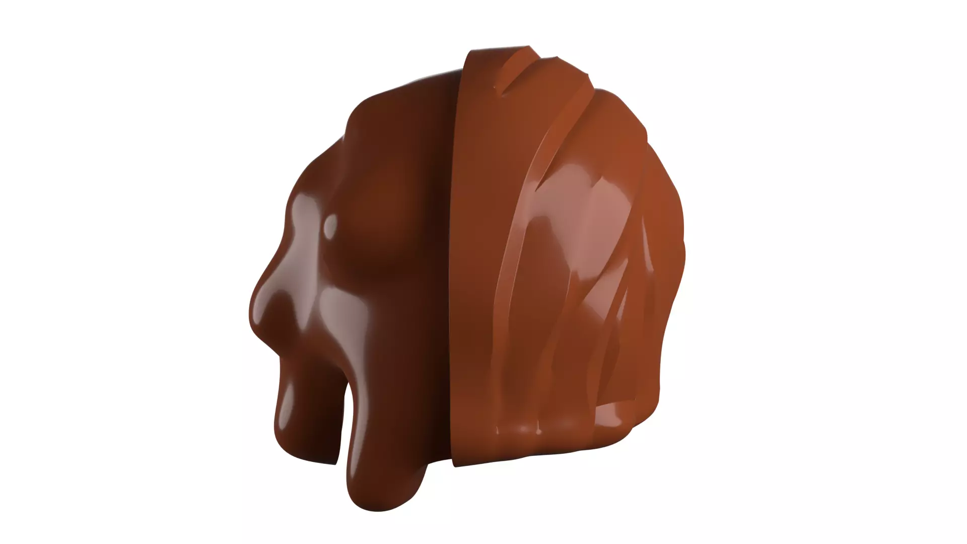 Custom3Dprint Minifigure Accessory - Minifigure Hair S2 - 066 3D print model_44