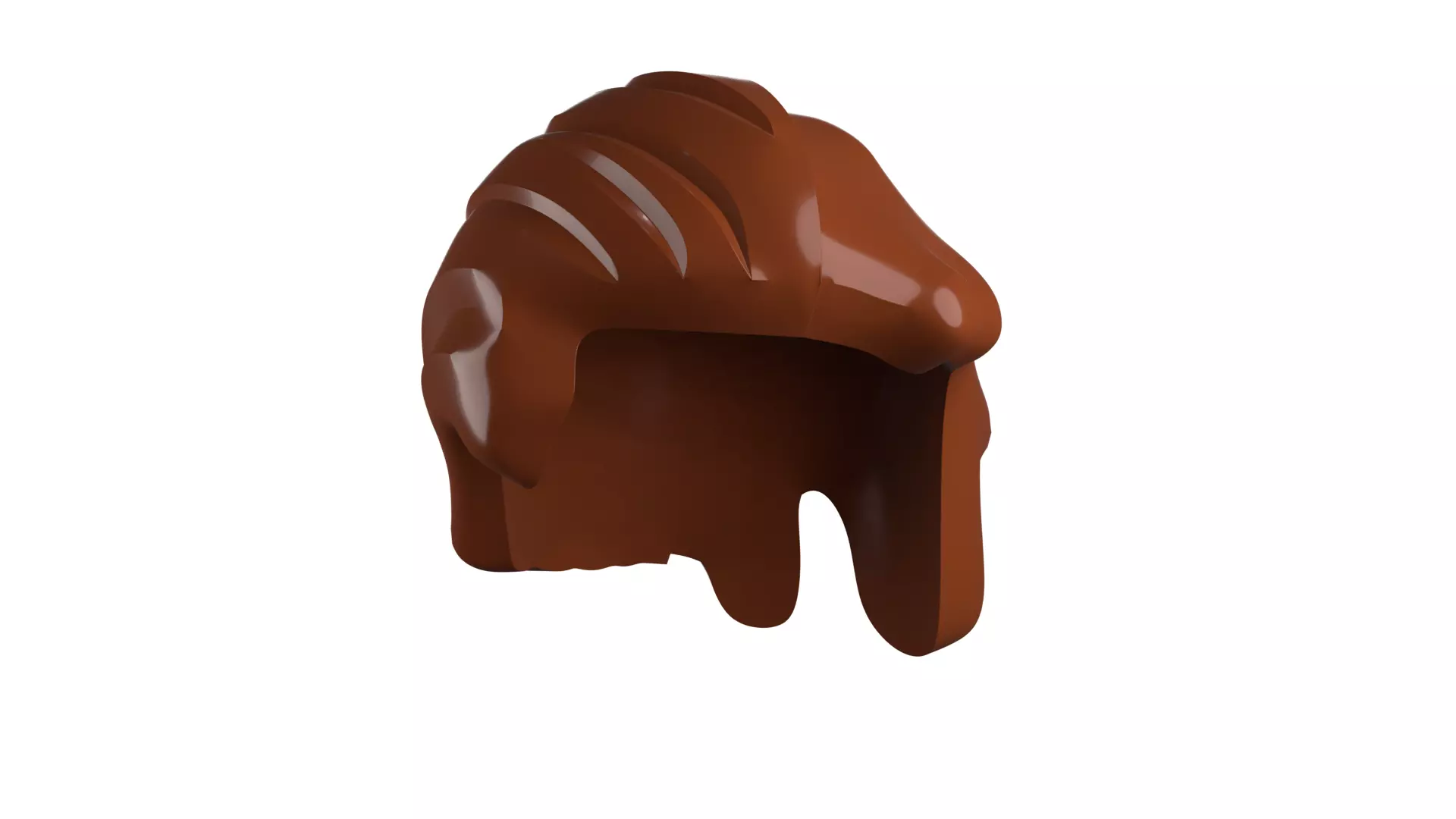 Custom3Dprint Minifigure Accessory - Minifigure Hair S2 - 066 3D print model_8