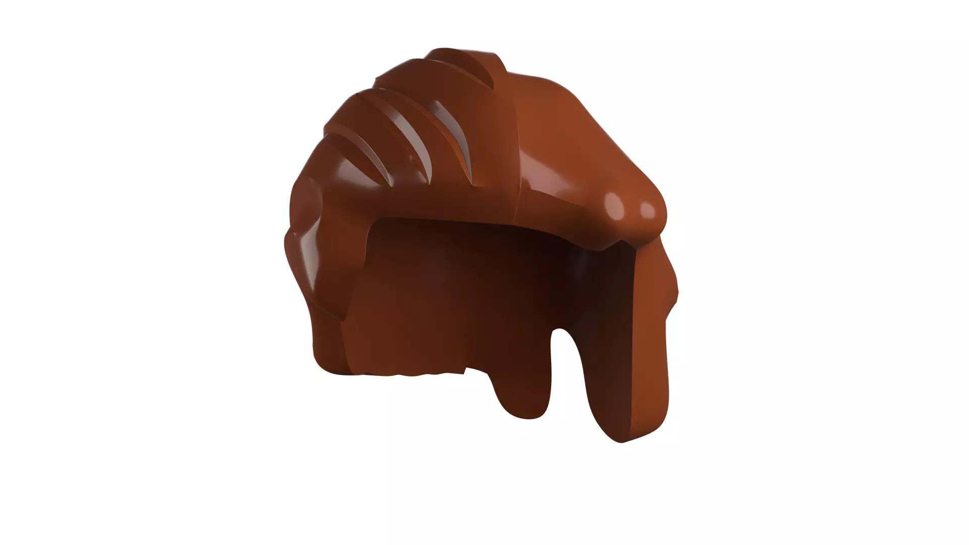 Custom3Dprint Minifigure Accessory - Minifigure Hair S2 - 066 3D print model_6