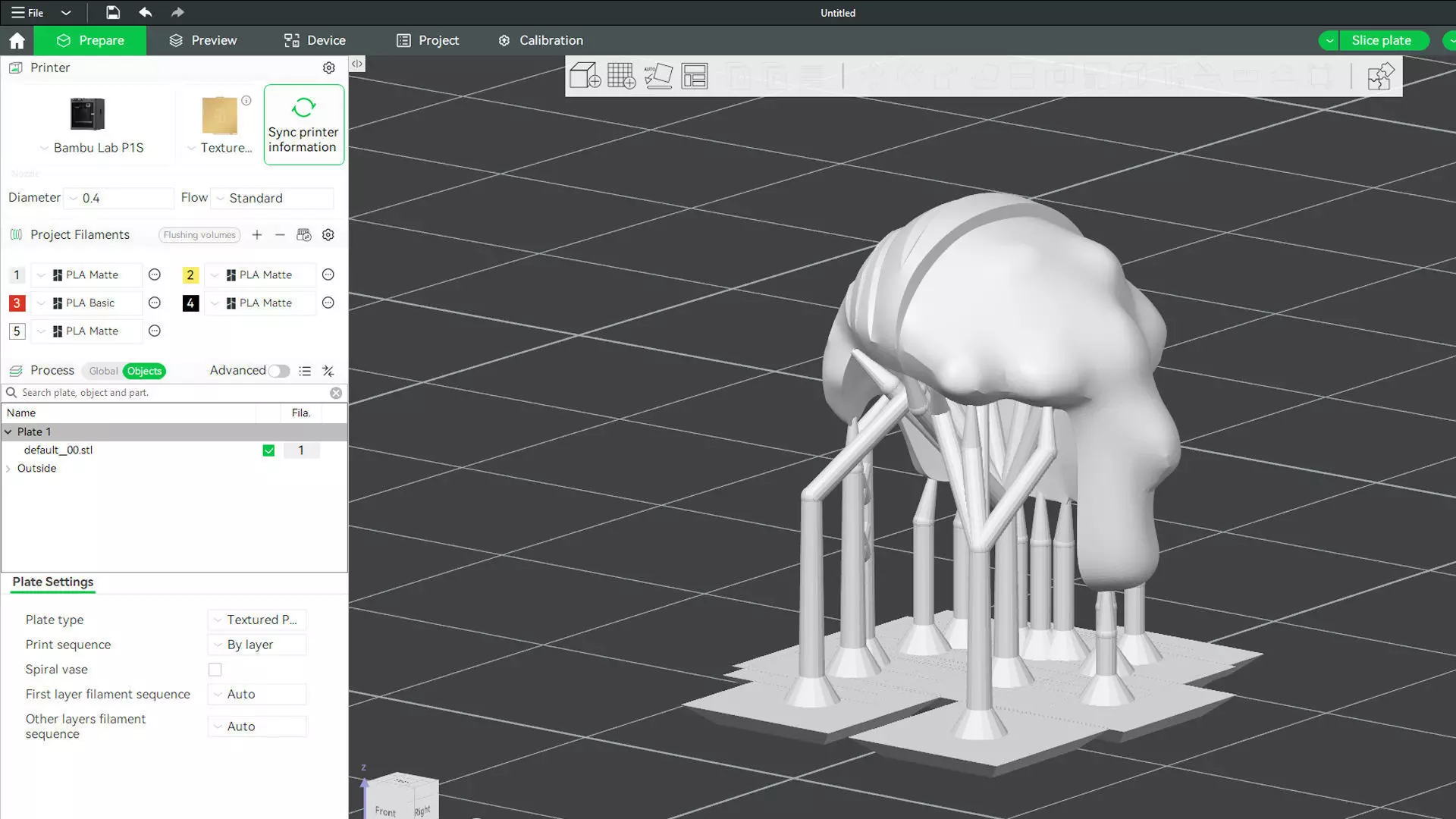 Custom3Dprint Minifigure Accessory - Minifigure Hair S2 - 066 3D print model_3