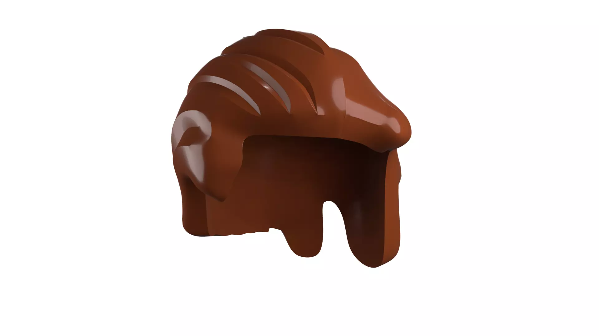 Custom3Dprint Minifigure Accessory - Minifigure Hair S2 - 066 3D print model_9