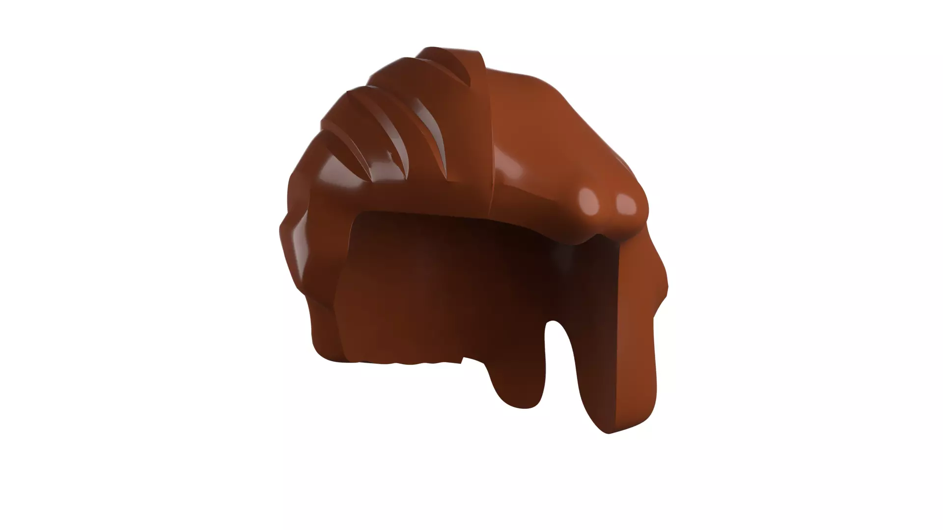 Custom3Dprint Minifigure Accessory - Minifigure Hair S2 - 066 3D print model_5