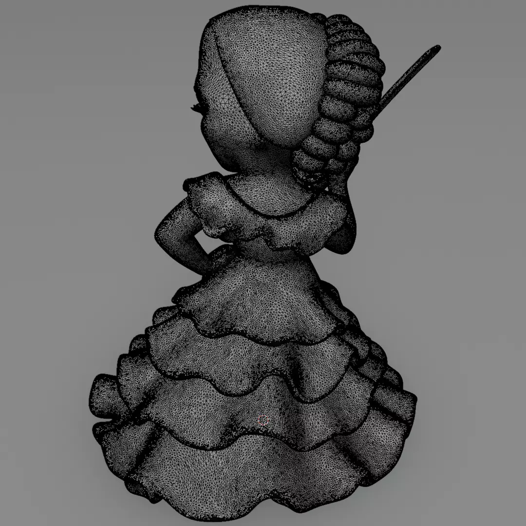 Prosciuttina Senora New Brainrot figurine Model for 3D printing 3D print model_15