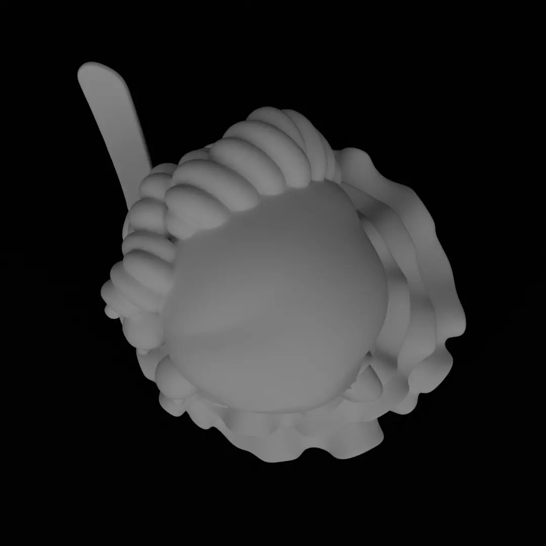 Prosciuttina Senora New Brainrot figurine Model for 3D printing 3D print model_3