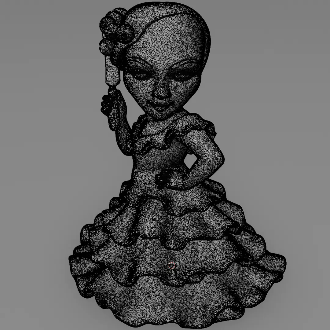 Prosciuttina Senora New Brainrot figurine Model for 3D printing 3D print model_12