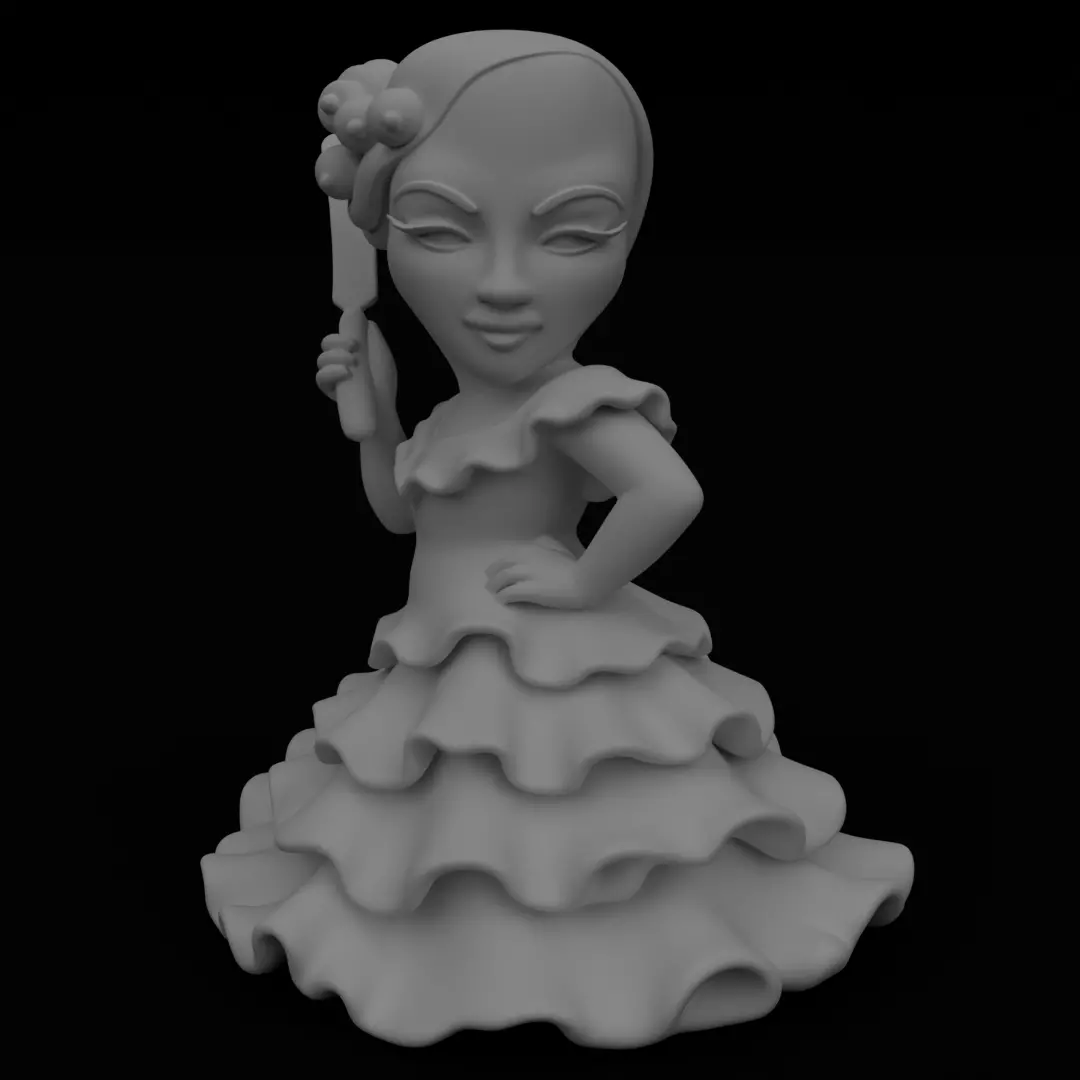 Prosciuttina Senora New Brainrot figurine Model for 3D printing 3D print model_6