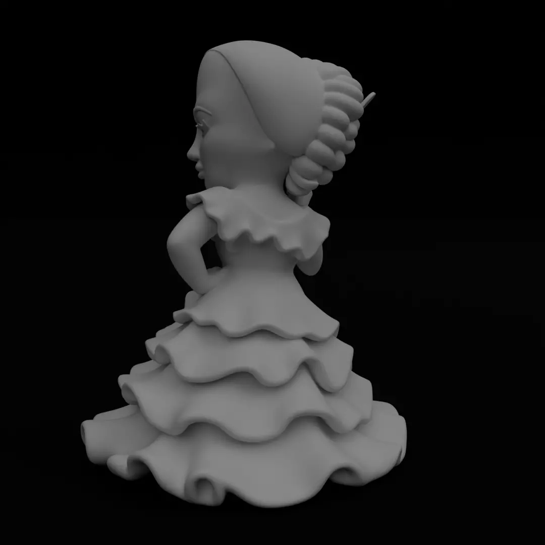 Prosciuttina Senora New Brainrot figurine Model for 3D printing 3D print model_5