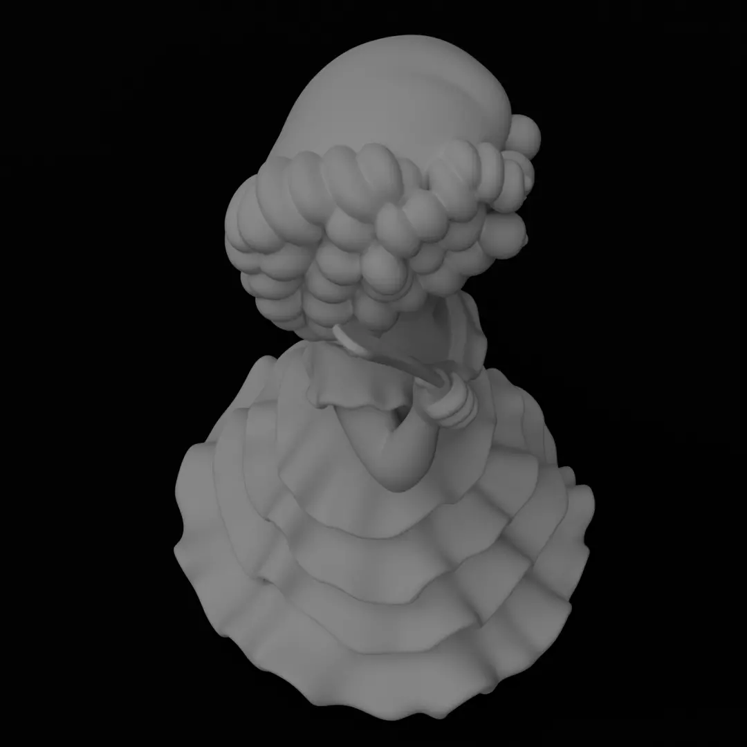 Prosciuttina Senora New Brainrot figurine Model for 3D printing 3D print model_7