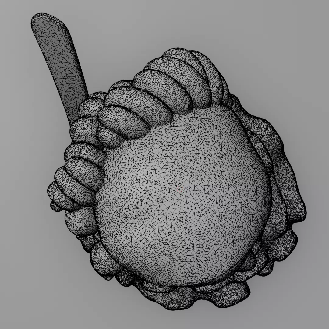 Prosciuttina Senora New Brainrot figurine Model for 3D printing 3D print model_13