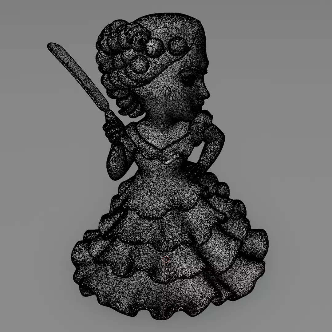 Prosciuttina Senora New Brainrot figurine Model for 3D printing 3D print model_14